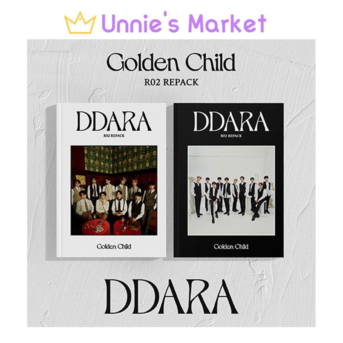 [SET] GOLDEN CHILD [DDARA] 2nd Regular Album Repackage + Free Photocard 1EA(fan-made)