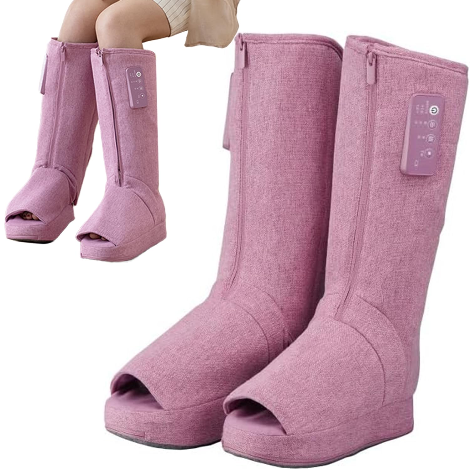 アテックス マッサージ器 ルルド 足 マッサージ器 足裏 ふくらはぎ レッグマッサージャー スッキリブーツ ピンク AX-HP361pk 日本 国内メーカー プレゼント 24990