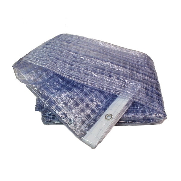 HE-2500M-C ビニールカーテン防炎 4.0×2.0上面ハトメ