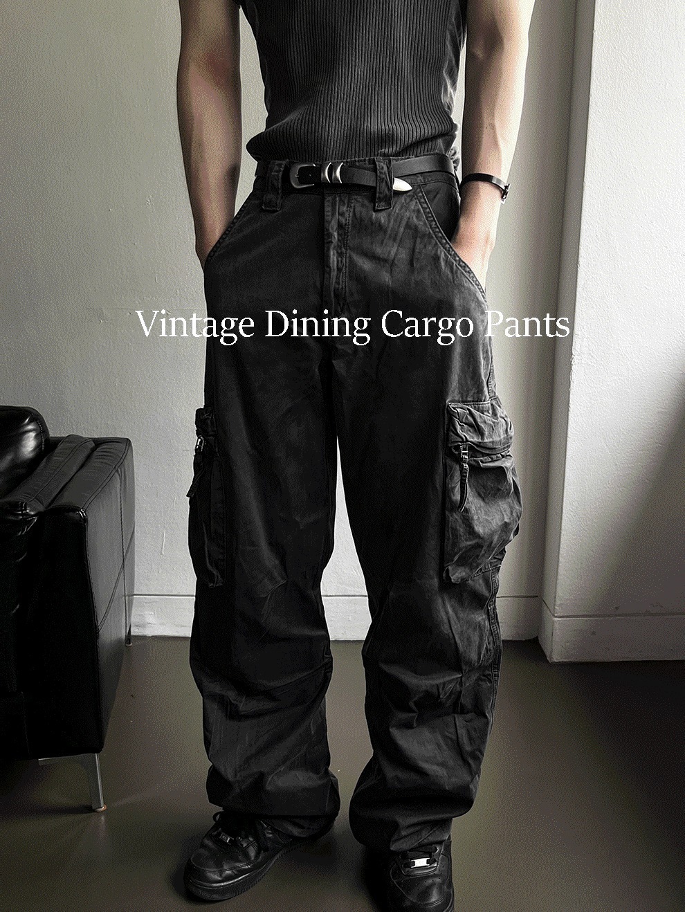 [COSYHARU公式] Vintage Dyed Cargo Pants