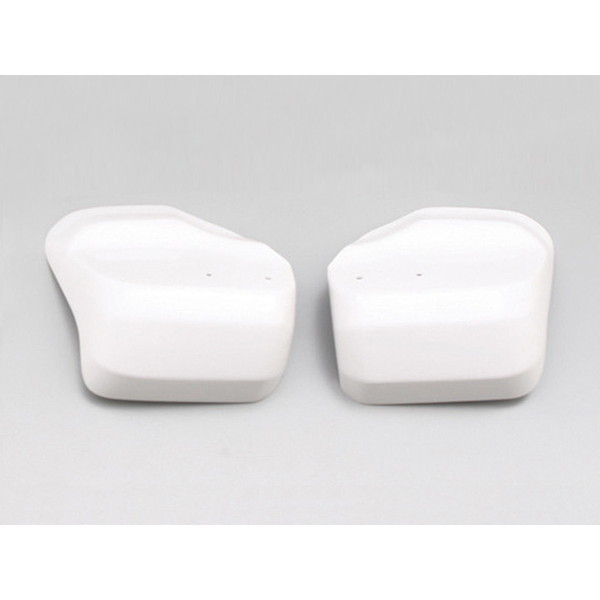 D71075 [汎用ナックルバイザー本体 左右セット ABSホワイト]