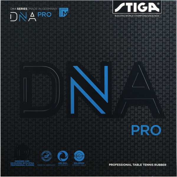 STIGA スティガ テンション系裏ソフトラバー DNA プロ M 黒 特厚 卓球ラバー 1712020121 5,225円