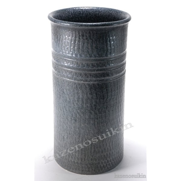 青窯肌傘立 （信楽焼陶器傘立梅雨玄関H）