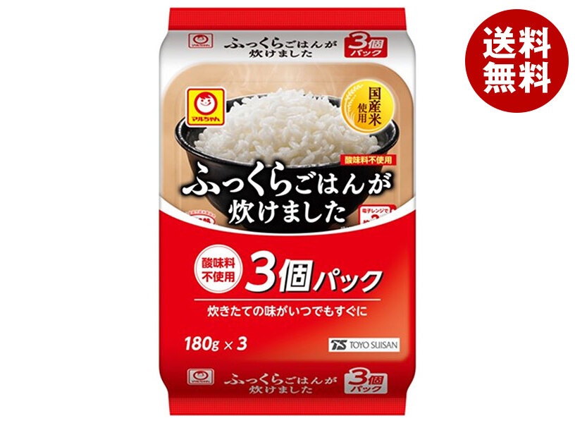 東洋水産 ふっくらごはんが炊けました 3個パック (180g×3個)×8個入×(2ケース)