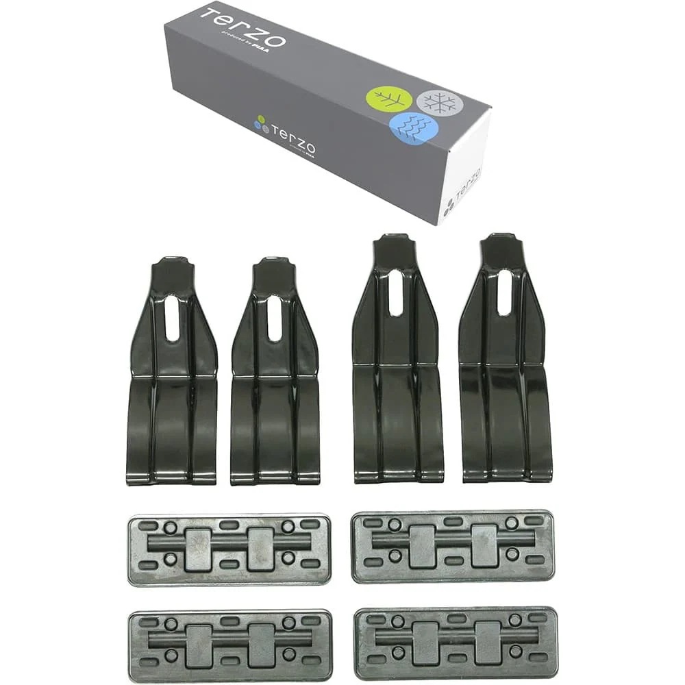 PIAA Terzo(テルッツォ) ルーフキャリア ベースキャリア 車種別取付ホルダーセット 4個入 ブラック【トヨタ カローラツーリング 他】EH439