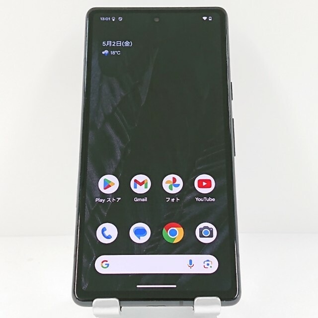 Google Pixel 7a au チャコール 送料無料 本体 c11973 【中古】