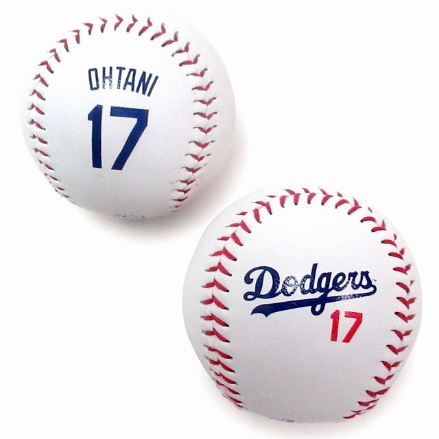 大谷翔平 ボール ロサンゼルス ドジャース ロゴボール RAWLINGS ローリングス メジャーリーグ公認MLBグッズ 野球ボール 記念品 ブレゼント
