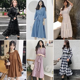 【三枚送料無料】♥2019春夏新作 超高品質♥ 韓国ファッションドレス大集合♥★レディース ロングワンピース おしゃれ 無地 シンプル エレガント 優雅 ゆったり 柔らか 夏物 半袖
