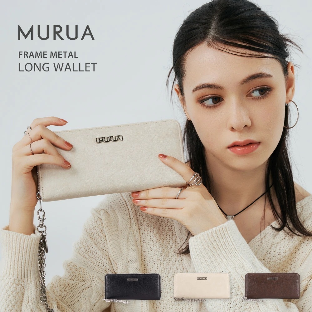 FRAMEMETAL ラウンド 長財布 レディース ブランド MR-W1361
