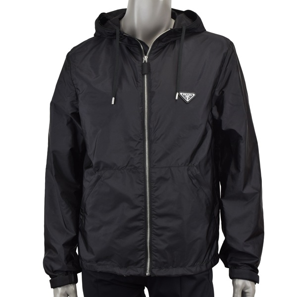 PRADA プラダ トライアングル ロゴ メタルプレート ナイロンジャケット/SGC220 1WQ9 F0002