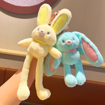 Qoo10] シンプルな引き出し式ウサギ人形ぬいぐるみ