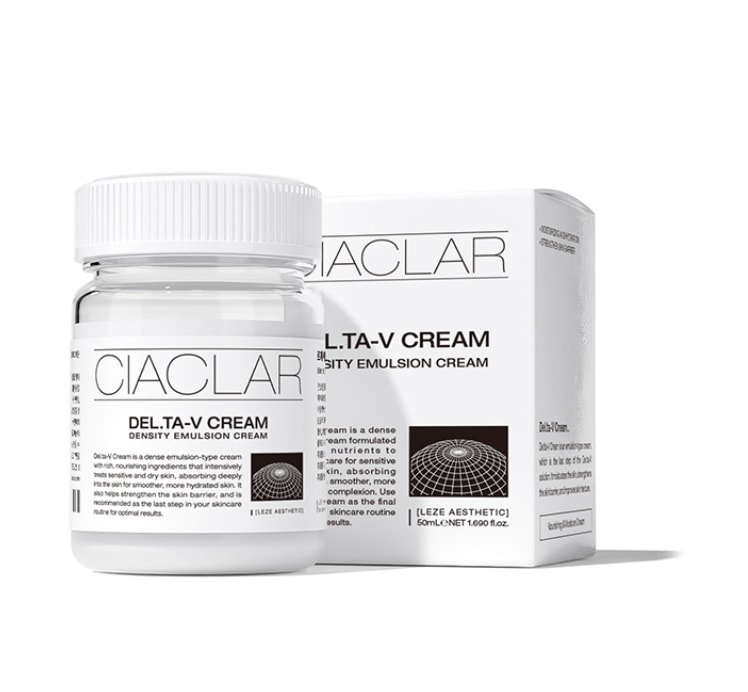 [関税なし]CIACLAR ツヤツヤ保湿再建 LEZE デルタ Vクリーム 50ml /サロン化粧品/最高級コラーゲンゲルマスク贈呈