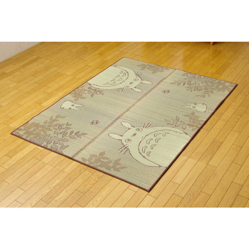 イケヒコ　となりのトトロ い草ラグ カーペット 『F森のトトロ』