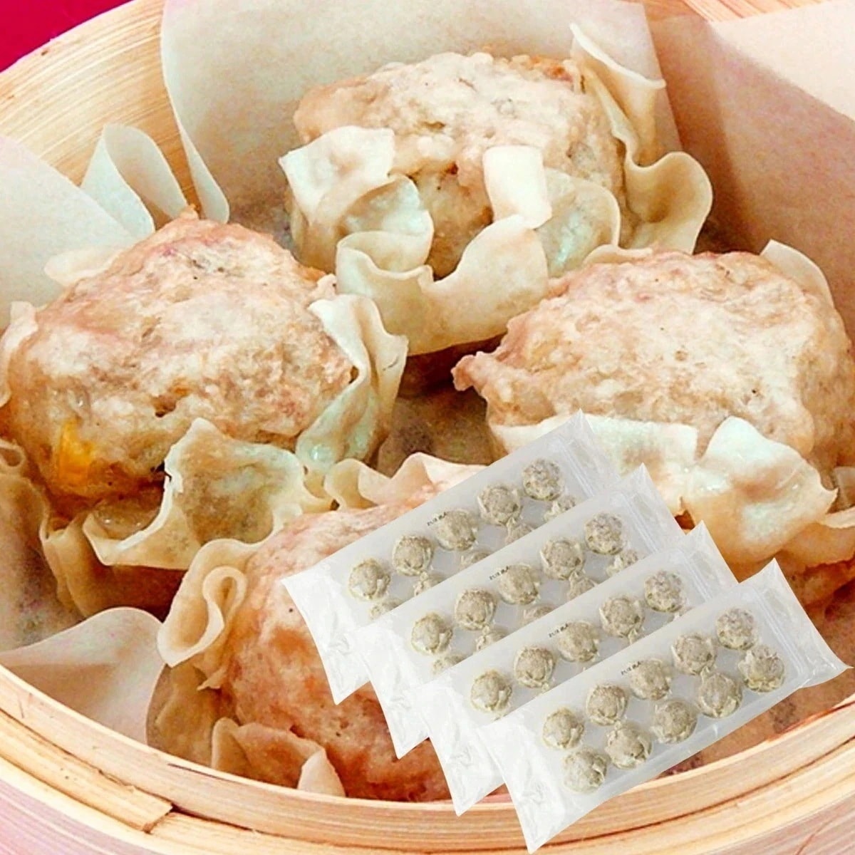 シュウマイ 取り寄せ 粗挽肉焼売 特大 50g 40個 (10個x4P) メディア掲載 受賞歴 多数！ paou 包王 冷凍便 同梱不可 産直 指定日不可