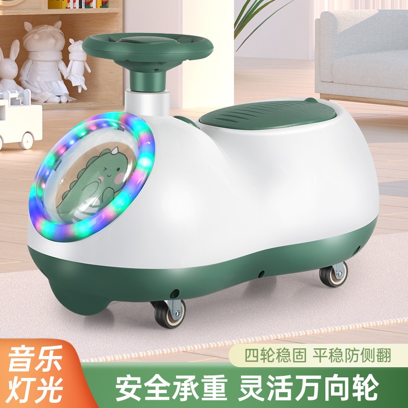 子供のねじれた車のスリザースクーター1-3歳の赤ちゃん男性と女性のための1歳の贈り物はロールオーバーを防ぐ