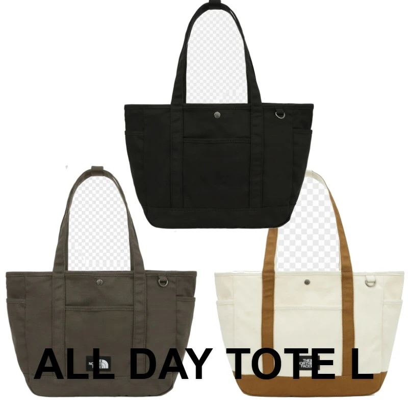 韓国正規品保証 関税負担なしNN2PR69A ALL DAY TOTE Lデイリー 基本 着装 男子 女子 人気 韓国 ファッション 男女共用 アウトドア