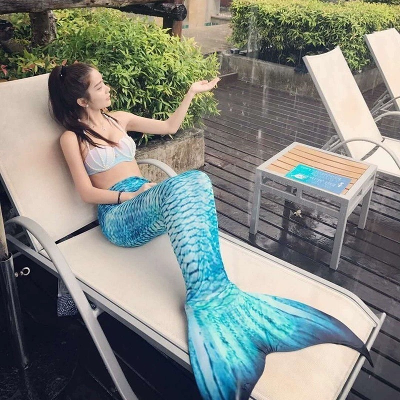【激安開催！】水着 人魚 ビキニ 人魚姫 フィン付き マーメイド水着 体型カバー 記念撮影 写真撮影用 セクシー 温泉 水着 着やせ かわいい ビキニ 盛れる オシャレ ハロウィン 仮