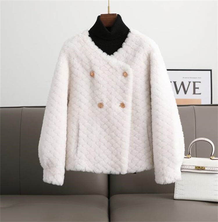 激安セール ユニークなデザイン 新品 ファー毛皮 コート 快適である 暖かい ゆったりする 厚手