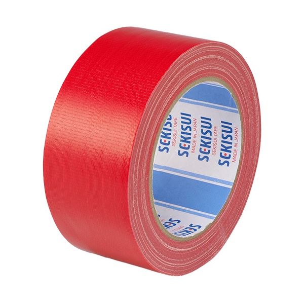 積水化学 布テープ No.600Vカラー 50mm×25m 赤 N60RV03 1セット(30巻) 11,240円