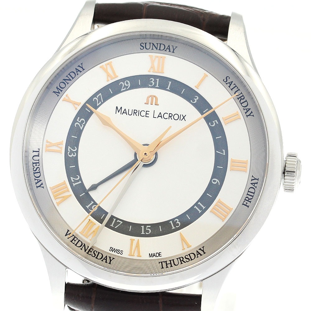 モーリスラクロア MAURICE LACROIX MP6507-SS001-110-3 マスターピース 5ハンズ 自動巻き メンズ 未使用品 保証書付き_861794【中古】