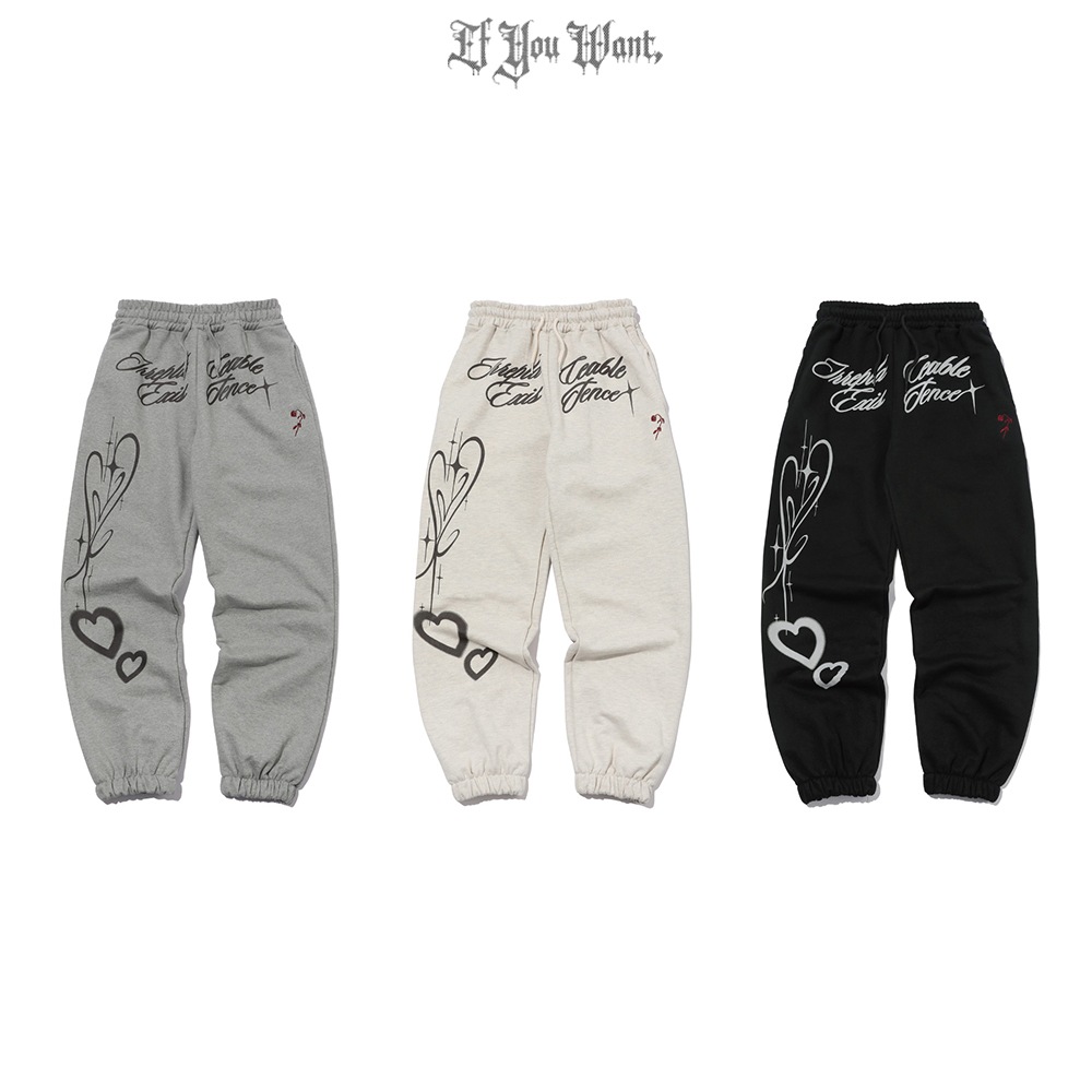 【IFYOUWANT】ONLY YOU balloon sweatpants 7,782円