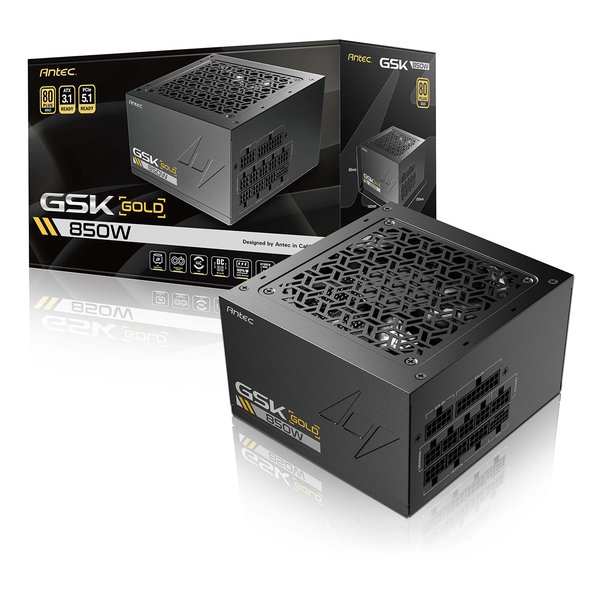 電源ユニット 850W/80PLUS GOLD/ATX3.1対応/フルモジュラー式/ブラック GSK850 ATX3.1
