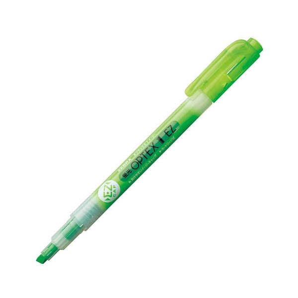 (まとめ) ゼブラ 蛍光オプテックス1 EZ 緑 WKS11-G 1本 (×300セット)