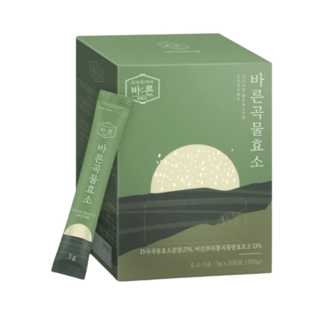 [100包] 正しい穀物酵素 粉末 香ばしいおこげ味 韓国酵素 ダイエット 食物繊維 乳酸菌