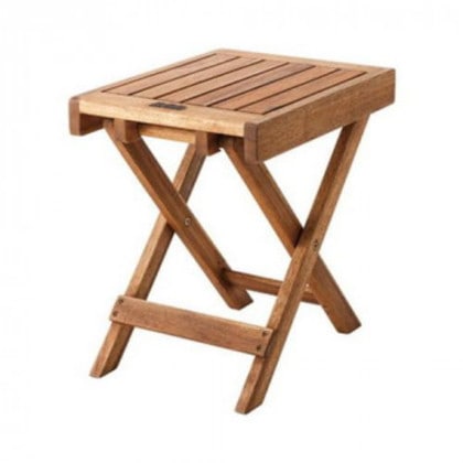 東谷 フォールディングテーブル ライトブラウン NX-513