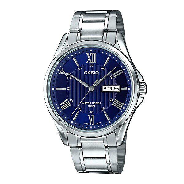 男性用メタル腕時計 MTP-1384D-2A