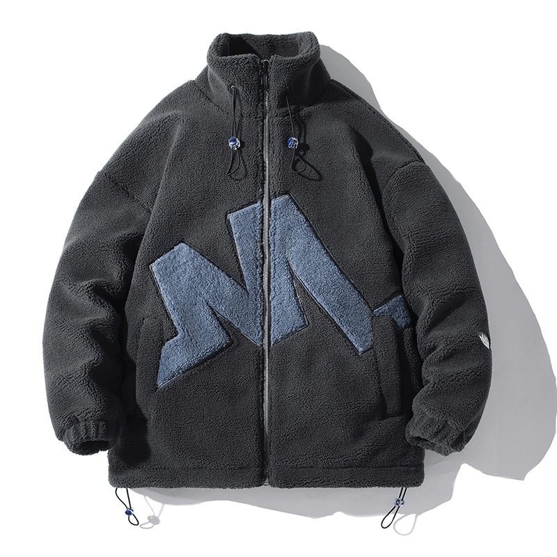 冬の男性カジュアル綿入れゆったり揺れる粒の綿入れ男性冬の厚手のコート