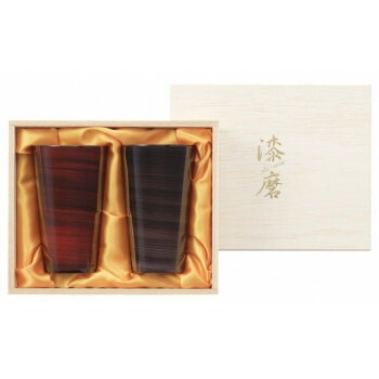 タマハシ 漆磨 ストレートタンブラー2PC 暁月/紫影 TS-15