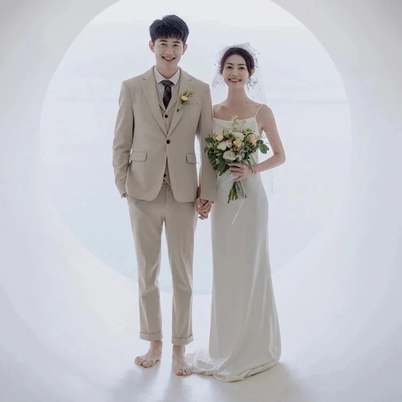 ワンピースドレスドレス卒業式 花嫁ロングドレス 結婚式ワンピース 演奏会 成人式 ドレス韓国ファッション 高級感 ウェディングドレス パーティードレス2024夏 発表会 結婚式