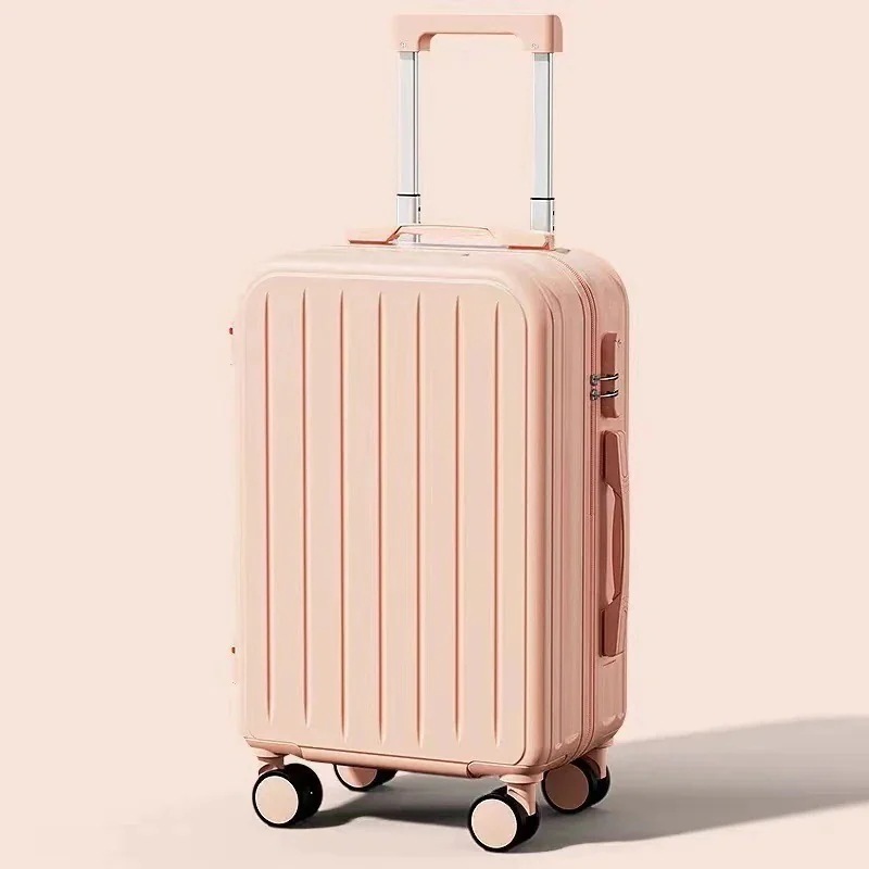 荷物女性用トロリーケースサイレントユニバーサルホイール男子学生トラベルコードレザーケース丈夫で耐久性
