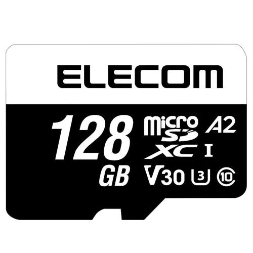 エレコム MF-MS128GU13A2R データ復旧 microSDXCメモリーカード U3 V30 128GB Class10 UHS-I