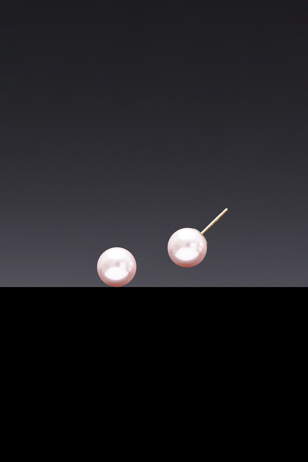 [HAZINA] 8mm Pink Pearl Earrings [Option-ｱﾍﾂ Earclip]