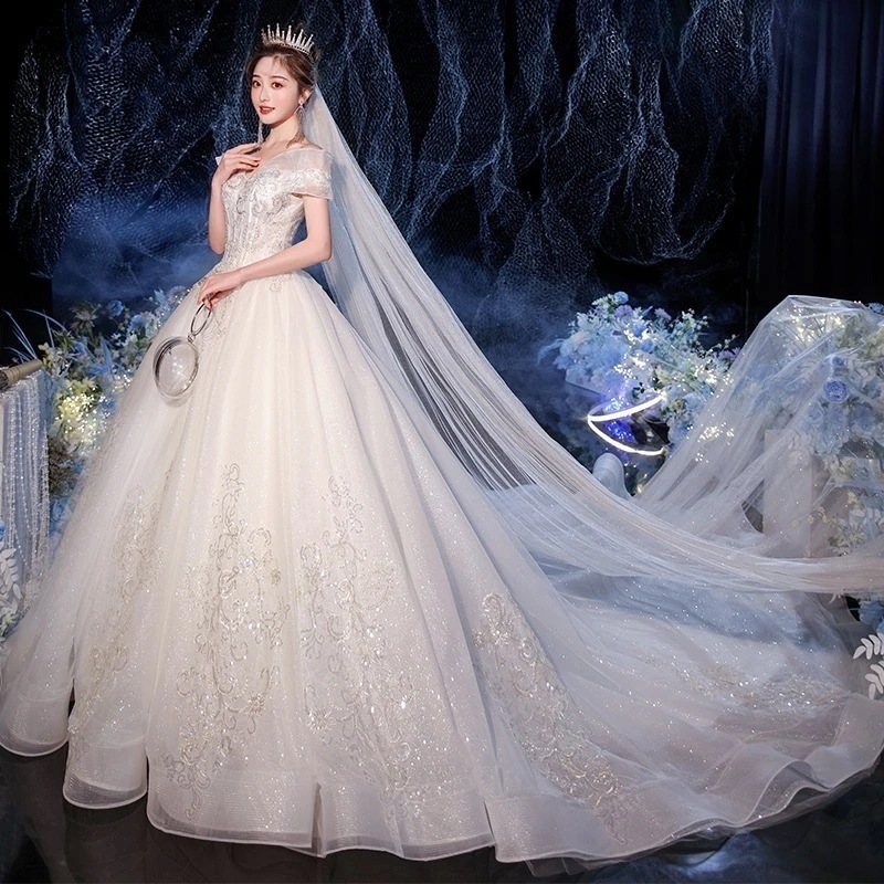 パーティードレス大人気 新商品 高級感 気質 花嫁ロングドレス 成人式 ドレス 演奏会 卒業式 ドレス 結婚式ワンピース ウェディングドレス ロングドレス30%までに制限 16,101円