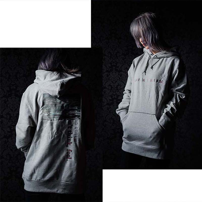 MASTER PRISM パーカー トップス 水面 MINAMO プリントパーカー グレー