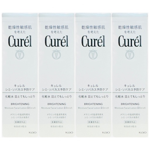 キュ レル シミソバカス予防ケア化粧水3 とてもしっとり 140ml 4個セット 美白化粧水3