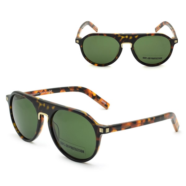 ゼニア サングラス ZEGNA EZ0123/S 56N 55 Ermenegildo Zegna UVカット ハバナ グリーン ユニセックス