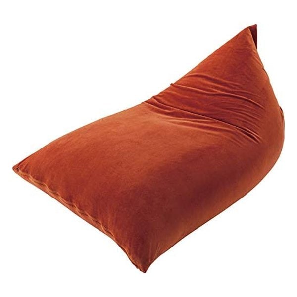 ビーズクッション オレンジ W75×D110×H50 LSS-801OR