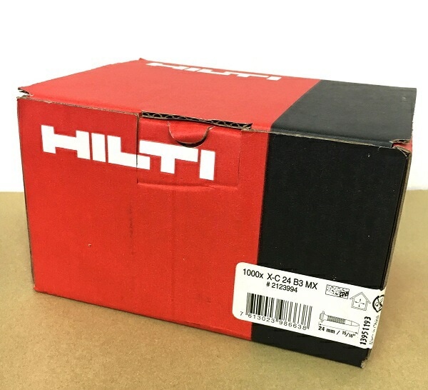 HILTI ヒルティ BX 3用ピン 連発 X-C 24 B3 MX 9000本 24mm 1000本9個 セット