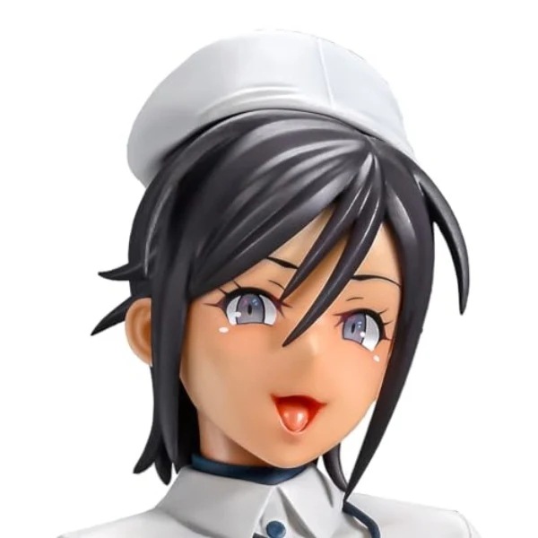 Q-six もしもオナニーの介護をしてくれるナースさんがいたら… 虎ノ門 雪奈 日焼けver. 1/6スケール PVC製 塗装済み 完成品 フィギュア