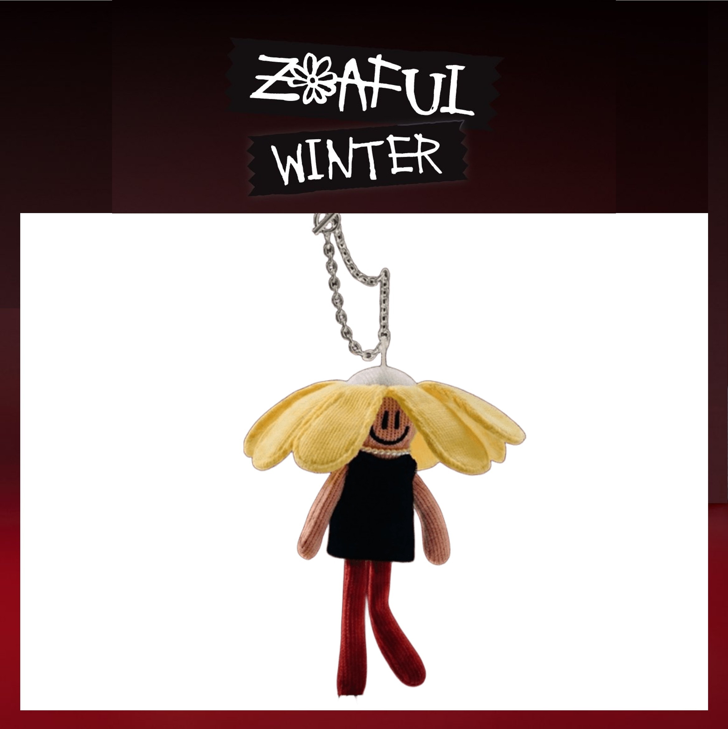 【国内発送】【公式】 G-DRAGON 【 A&NE KNIT KEYRING 】 ZO&FRIENDS ZOAful Winter POP-UP OFFICIAL MD