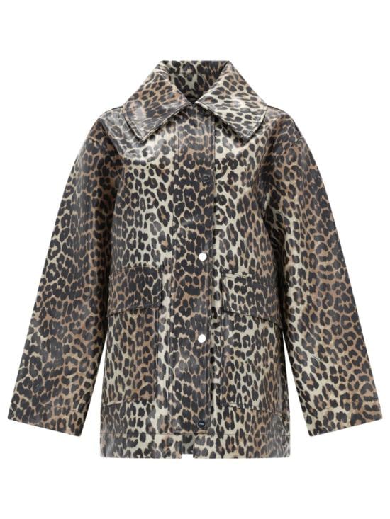 GANNI Women Jackets A1010083 859 ANIMALIER