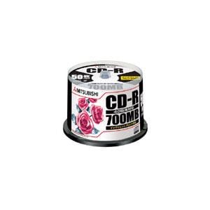 （まとめ） 三菱化学メディア PC DATA用 CD-R 48倍速対応 SR80PP50 50枚入 (×3セット)