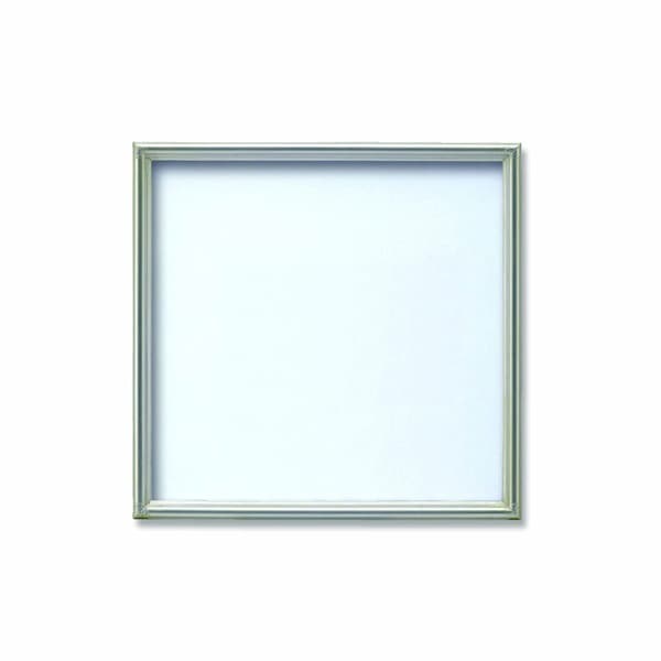 [角額]アルミ正方形額/壁掛けひも/アクリル付き 350角（350x350mm）シルバー