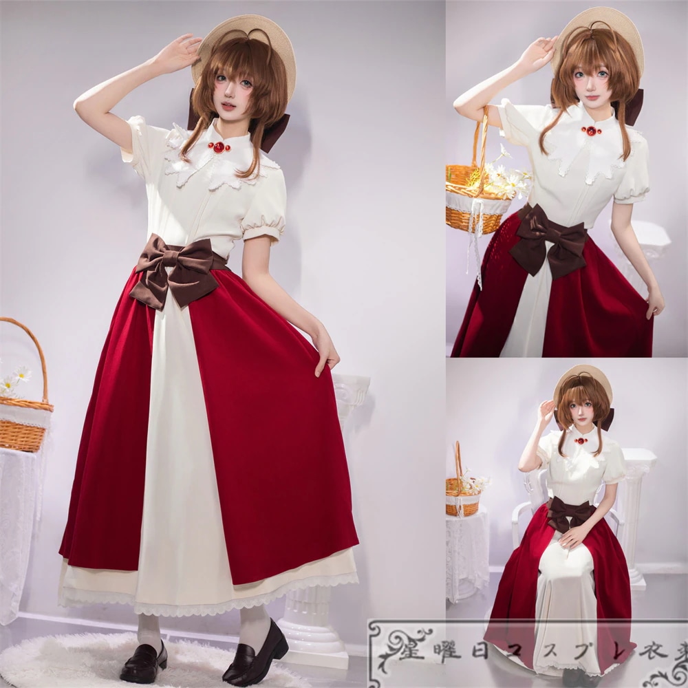 カードキャプターさくら 木之本桜　おじいちゃんのプレゼント コスプレ衣装 コスチューム品質良い 店舗お勧め