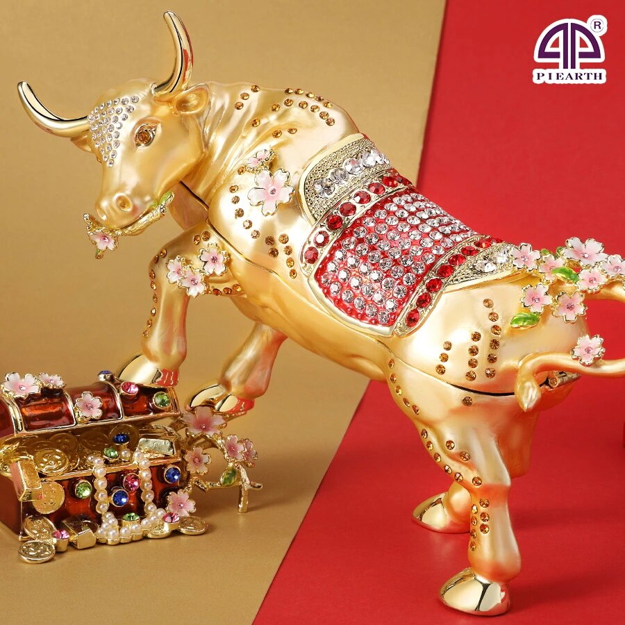 【正規品】 金福 宝丑 干支 宝石箱 東京銀座PICALS 12-ex6081 12,441円