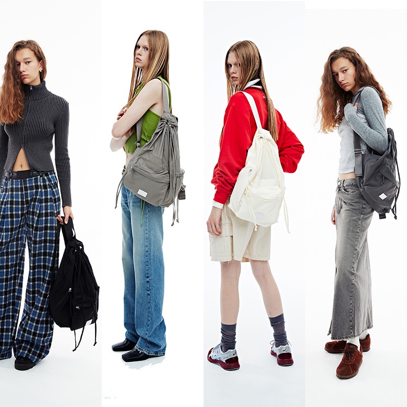 [韓国人気］DRAWSTRING BACKPACK